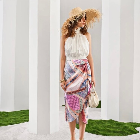 Beautiful silky wrap skirt - Picture 2 of 4